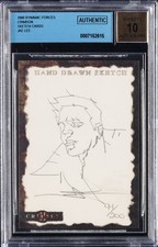 2000 DYNAMIC FORCES CRIMSON, SKETCH CARDS JAE LEE BGS AUTHENTIC picture