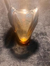 Vintage R. Lalique Marrakesh Vase - Amber Color - ABSOLUTELY GORGEOUS picture