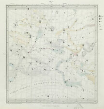ASTRONOMY CELESTIAL. Star map. Star chart, I. Vernal Equinox. SDUK 1847 picture