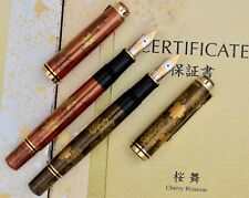 PELIKAN 2008 M800 Cherry Blossom & Autumn Leaves Pair of Maki-e Matching LE 250 picture