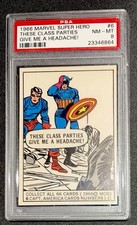 1966 Marvel Super Heroes PSA 8 🔥 #6 Captain America / Spiderman 1stRookie Card? picture