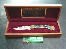 BUCK CUSTOM DAVID YELLOW HORSE Folding Knife w/Serial Number picture