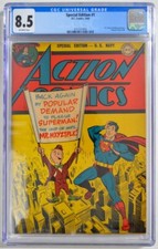 SPECIAL EDITION #1 CGC 8.5 DC 1944 Superman Action Comics 80 HIGHEST GRADED COPY picture