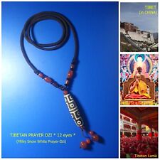 Rare TIBETAN PRAYER DZI BEAD Guanyin Buddha Amulet Pendant Necklace ,>2,000Yrs picture