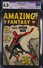 Amazing Fantasy #15 CGC 6.0 1st app Spider-Man Marvel 1962 Stan Lee THE Key 💎 picture