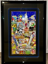 Charles Fazzino “Disney on Broadway” (1998) BLUE PREMIERE EDITION 49/50 picture