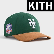 KITH Men Cap Hat Mets 47 Limited Collaboration Suede Two Tone Anyone Can Wear Li picture