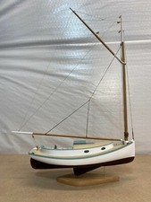Scratch-Built Museum Quality Cape Cod Catboat Cutaway Model picture