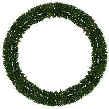 Pre-Lit LED C7 Giant Commercial Pine Wreath, 12ft, Warm White Lights picture