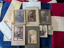 Tintype Generational Soldiers Civil War, WW1, WW2 Photos American Flag LandDead picture