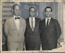 1958 Press Photo Algiers Kiwanis Club officers' meeting of National Aviation Day picture