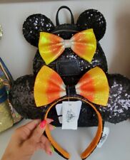 Loungefly Disney Parks Exclusive Candy Corn Halloween Mini Backpack & Ears Set picture