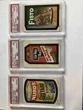 1981 Topps Wacky Packages Irish Test Issue Rare 33 Sticker Set Graded By Psa picture