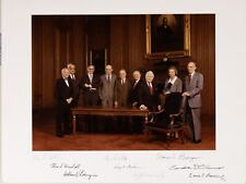 THE WARREN E. BURGER COURT - PHOTOGRAPH MOUNT SIGNED WITH CO-SIGNERS picture
