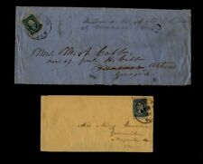 Richmond & Petersburg VA LAST KNOWN Confederate Covers - APRIL 1st & 2nd 1865 picture