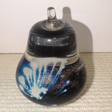 Mieko Noguchi Cosmic fruit pear L glass art picture