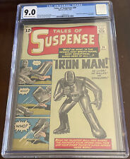Tales of Suspense #39 CGC 9.0 VF/NM Unrestored Marvel 1st Iron Man Tony Stark picture