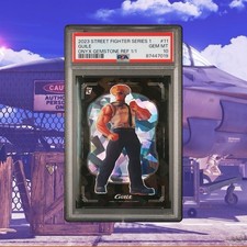 2023 Street Fighter Series 1 Guile #11 Onyx Gemstone Ref 1/1 PSA 10 Cody Rhodes picture