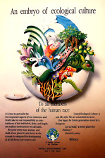 WORLD ENVIRONMENT DAY—JUNE 5 1990—MEXICO—VINTAGE MAGAZINE ADVERTISEMENT—PRINT AD picture