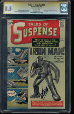TALES OF SUSPENSE #39 CGC 8.5 SS STAN LEE SIGNED 1ST APP IRON MAN #1003705003 picture