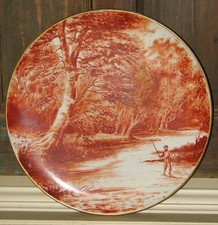 WEDGWOOD XRARE JOHN NORTH CREALOCK LARGE CHARGER HIMSELF FISHING SCENE 1877 picture