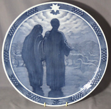 ROYAL COPENHAGEN 1918 Christmas Jubilee Plate 14 inches  Only 49 made picture
