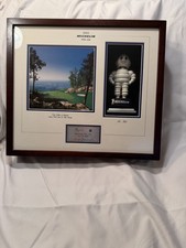 BMW Charity Pro-Am 2004 Michelin Man Bobble Head Framed Shadow Box LE 57/100 picture