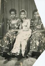 1956 Three Pretty Young Women, Mali, Africa Vintage Photograph SEYDOU KEITA picture