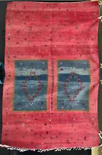 Amazing Antique Areas Rug XL 10’ Pictural Kilim Southwestern Navajo 1930’s Rug picture