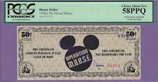 1968 50 Cent Grey OPERATION MOUSE MONEY DISNEY DOLLAR S/N A00018 Castles & Stars picture
