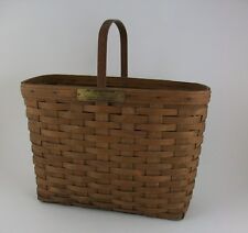 Longaberger 1981 J W Limited Edition Original Bread & Milk Basket Extremely Rare picture