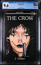 THE CROW  #1 CGC 9.6 OFF-WHITE TO WHITE PAGES 1ST PRINT BY JAMES O'BARR NEW CASE picture