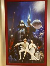 Star Wars Framed Canvas Fine Art Collection Force of Life, Power of Death 57x38 picture