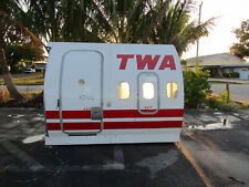 TWA Jumbo Jet Airplane Fuselage Trainer - Great Office Resturant Display Mancave picture