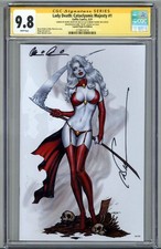 LADY DEATH: CATACLYSMIC MAJESTY #1 CGC 9.8 SS SIGNED PULIDO MARC SILVESTRI POP 1 picture