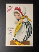 Mint USA Womens Suffrage Suffragette Postcard Valentines Ellen Clapsaddle picture