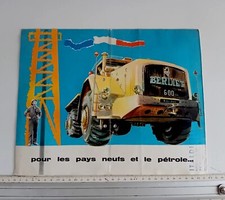 BERLIET T100 Truck Brochure 600 CV Petrol Desert Biggest In The World picture