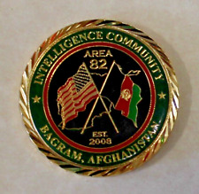 NSA SIGINT CIA HUMINT Intelligence Community Area 82 Afghanistan Challenge Coin picture