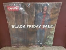 INAPROPREATE 2015 LEVIS Advertising Black Friday Sale Black Guy Hanging Sign picture