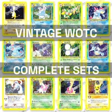 Pokemon TCG Cards BASE VINTAGE COMPLETE SETS (1996 - 2026) SWIRLS PRE V EX Lv X picture