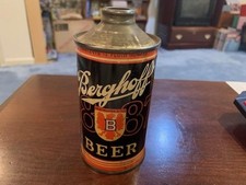 RARE BERGHOFF 1887 CONE TOP BEER CAN IRTP FORT WAYNE INDIANA picture