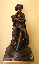 MAGNIFICENT 19 th c  FRENCH BRONZE BY EUGENE AIZELIN , MUSEUM PIECE BRONZE  picture