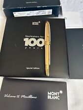 Montblanc Soulmakers for 100 years 146 FP, LE 100 Pieces, 18K Yellow Gold-New picture