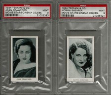 1934 Teofani & Co Ltd Modern Movie Stars & Cinema Celebrities (48) PSA Card Set picture