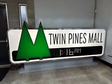 Twin Pines Mall Back to the Future Real Life Light Up Sign PICKUP ONLY picture