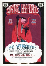 STRANGE HAPPENINGS Youngbloods Tour HAND BILL 1967 DR STRANGE Marvelmania RARE picture