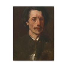Frank Duveneck, born Covington, KY - Walter Shirlaw - ca. 1873 - Canvas Wall Art picture