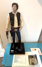 Signed JSA Star Wars Harrison Ford HAN SOLO Lim Edition Porcelain Statue LLADRO' picture
