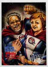 PROMO CARD: PHILLY NON-SPORTS CARD SHOW 2009 50th SHOW NAR #50PNSCS-1 standard picture