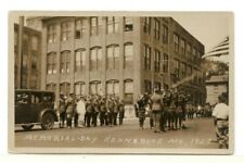 RARE 1929 RPPC: View of Memorial Day Parade – Kennebunk, Maine – Dated picture